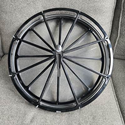 Remo 18 inch roto tom drum #2 - black image 3