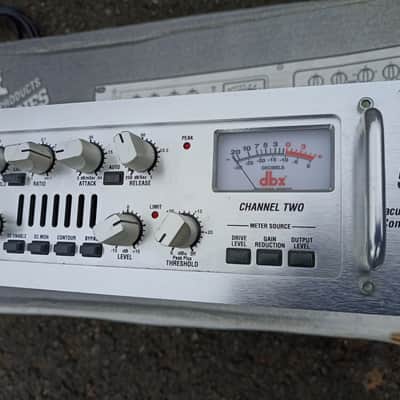 dbx 566 Dual Vacuum Tube Compressor 1990s - Silver image 5