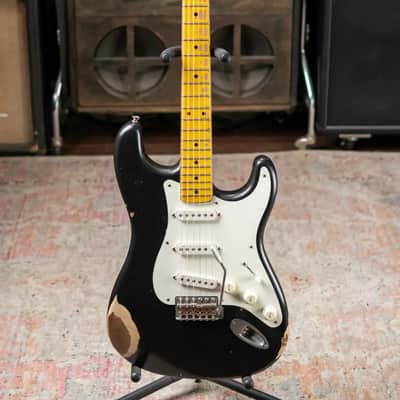 Nash S-57 Electric Guitar - Black with Hardshell Case image 2
