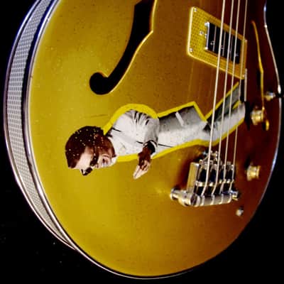 Epiphone Jack Casady Signature Bass 2000 Metallic Gold image 18