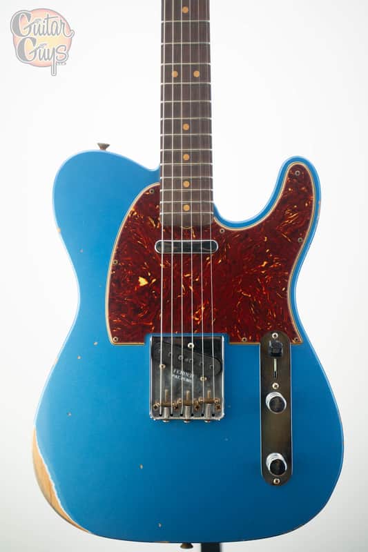 Fender Custom Shop 1963 Telecaster Relic Aged Lake Placid Blue image 1