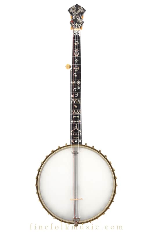 1900s UNKNOWN PRESENTATION 5-STRING BANJO image 1