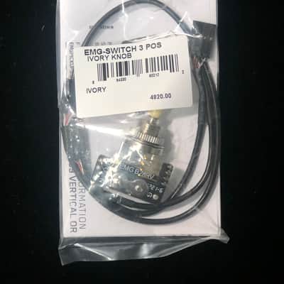 EMG Solderless Toggle Switch with Cables - Ivory image 1