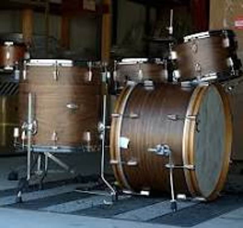 C & C Drums - 12th & Vine Big beat / Walnut+Poplar /  Natural finish image 1