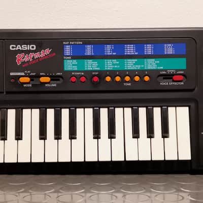Casio Rapman RAP-1 32-Key Keyboard 1990 - 1991 - Black image 2