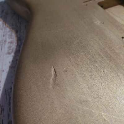 Ibanez Mij RS430 Roadstar II Deluxe Strat Style 1984 Refinished trans Gold Mist Birch Body Project Husk image 7