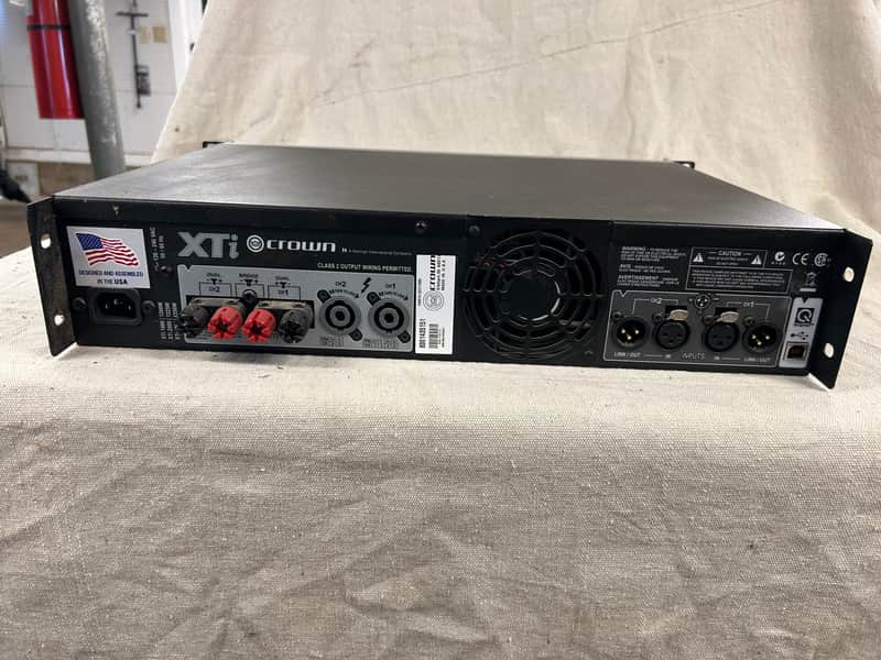 Crown XTi1002 Two Channel 500-Watt Power Amplifier 2010s - Gray image 1
