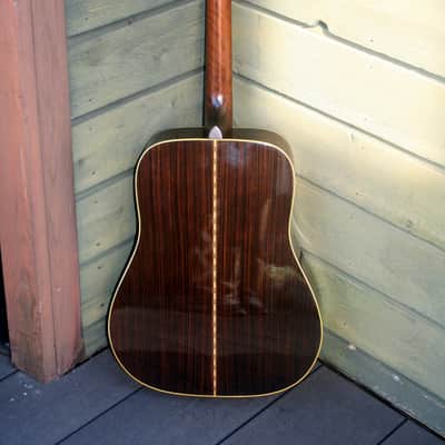 1975 Bluebell W-400, Gallagher Doc Watson style guitar by Fujigen with Under saddle PU by Fujigen, Hoshino Gakki image 6