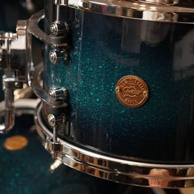 Gretsch 12/16/20/6.5x14" New Classic Drum Set - Colbalt Sparkle Fade image 4