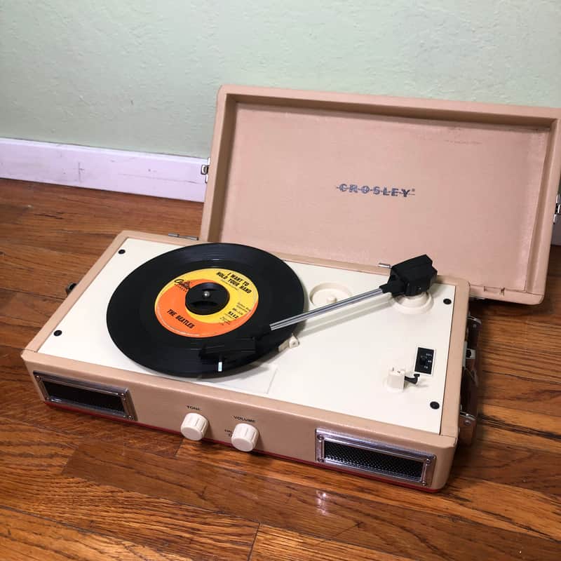 Portable Rechargeable Record Player w/ 78 RPM Turntable image 1