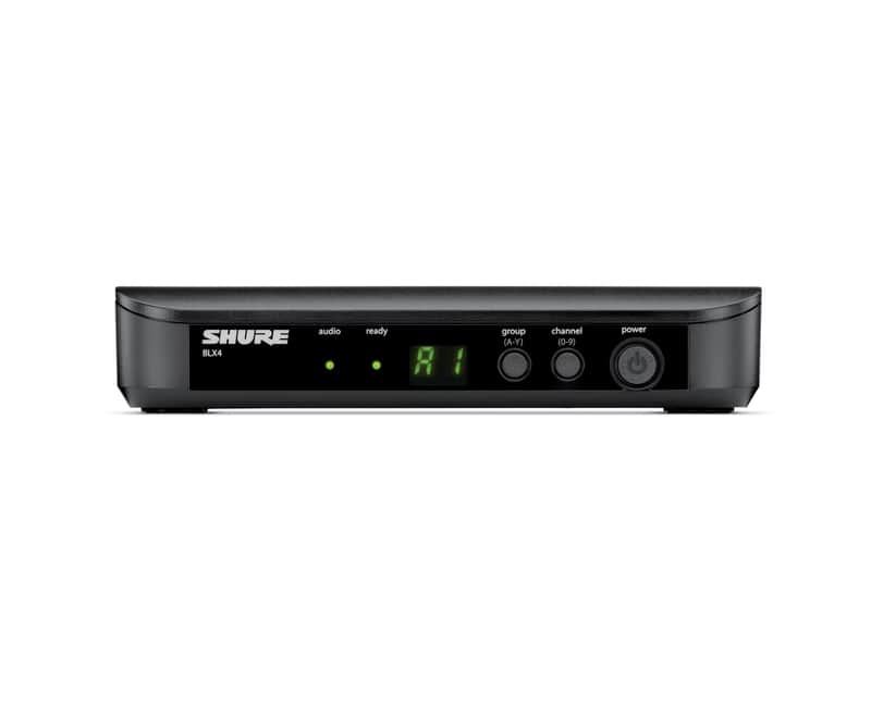 Shure BLX4-H9 Analog Wireless Receiver for BLX Wireless Systems, H9 Band image 1