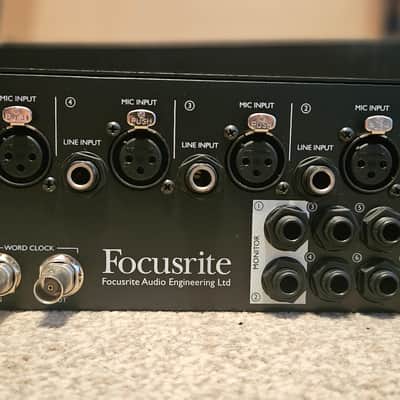 Focusrite Clarett 8Pre X Thunderbolt Audio Interface 2010s - Red image 6