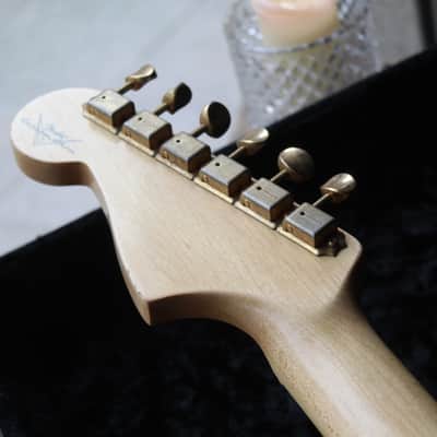 FENDER "Custom Shop 62 Jazzmaster JRN RW Aged Black, Gold Hardware" UNIQUE, 1 of 1 image 4