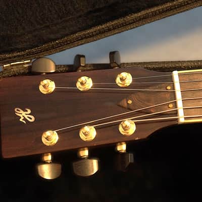 Hewett Brazilian Rosewood Grand Concert Cutaway – Handwritten Spec Sheet, Documented Build, Excellent Condition image 8