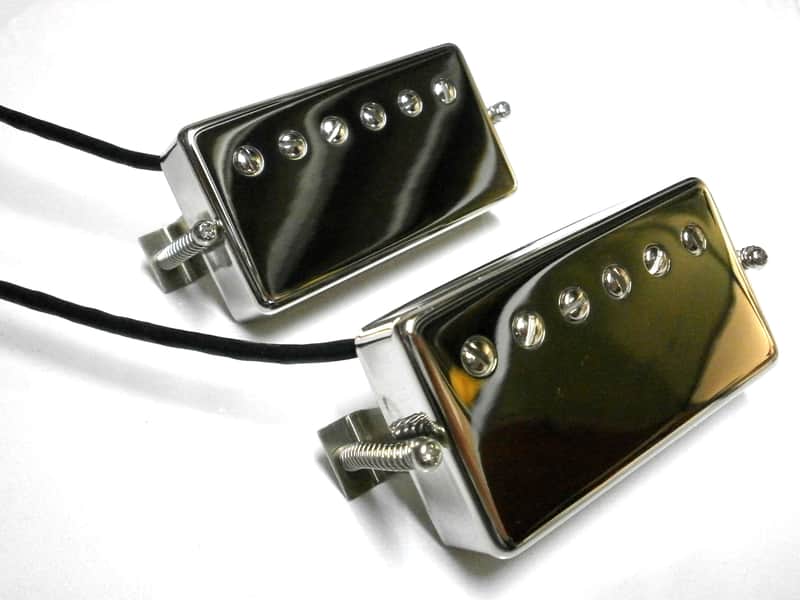 Q pickups 58-59 PAF Humbucker VINTAGE CORRECT Clone Nickel Chrome 1958 1959 1960 Fits Gibson Greco image 1