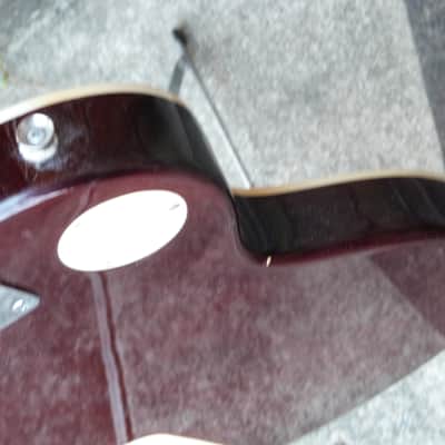 Gamma Single cutaway style guitar Japan 1970's 1970's cherry sunburst image 11