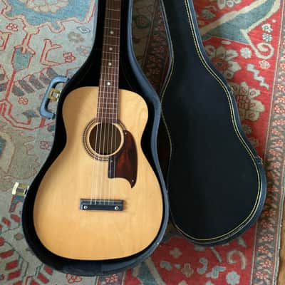 Vintage 1960s-70s 319 Harmony Atomic Logo Parlor Guitar OM Minty PLAYER ! image 3