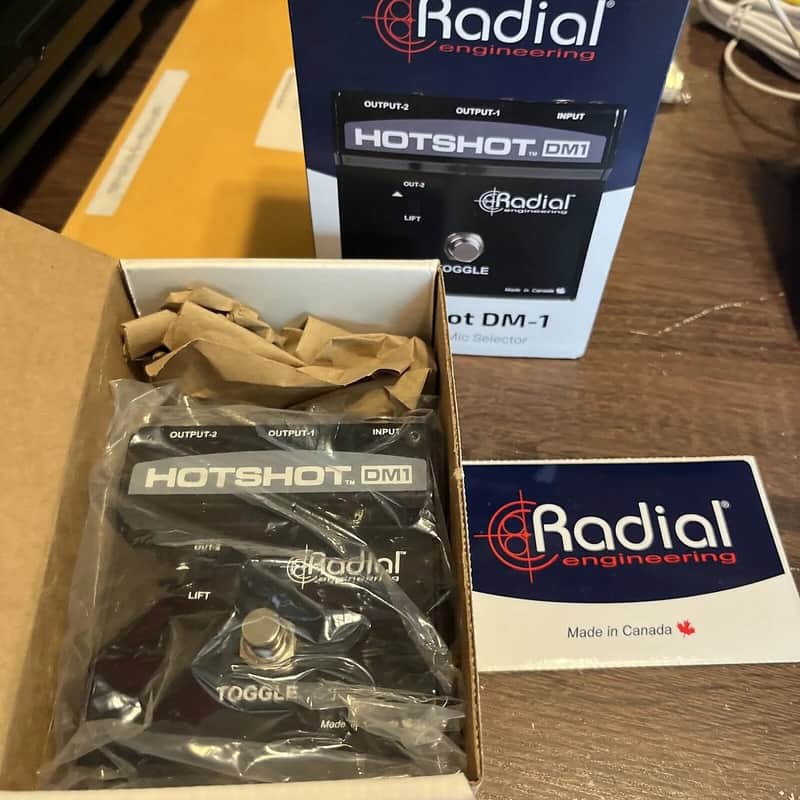 Radial Engineering Hotshot DM1 Dynamic Mic Selector - New Old-Stock - Ships FREE! image 1