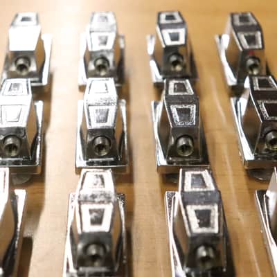 Remo Chrome Tom Drum Lugs 16pk Vintage 1980's #2 image 11