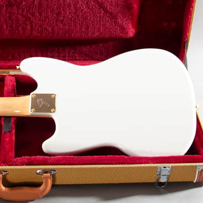 2025 Fender Japan MIJ Traditional 60s Mustang White Pearl Matching Headstock Gold Hardware image 7