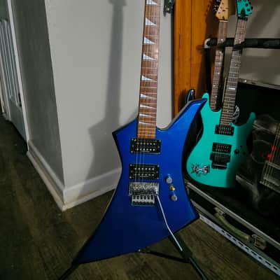 Jackson Pro Series KE3 Kelly 2003 - 2008 - Transparent Blue image 1