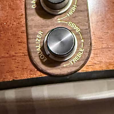 Vintage Washburn Woodstock EA40 electro acoustic 1979, tobacco sunburst, hard case image 9