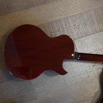 Lefty! 2018 Benedetto Benny Antique Burst Semi-Hollow Electric Guitar + OHSC image 13