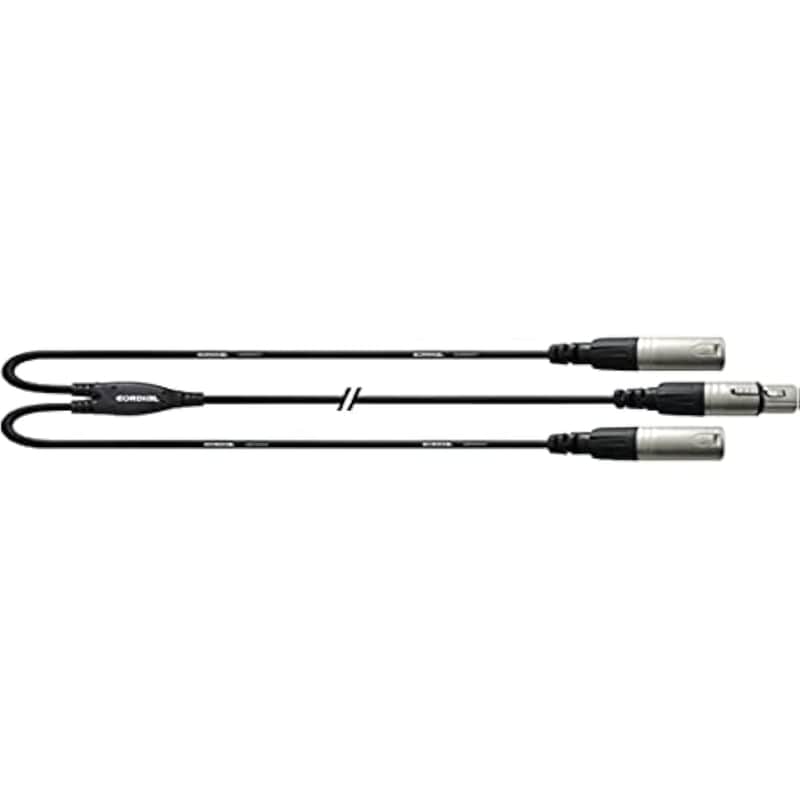 2025 Cordial Cfy 0.3 Fmm Y-Adaptor Cable Xlr Female / 2X Xlr M...
