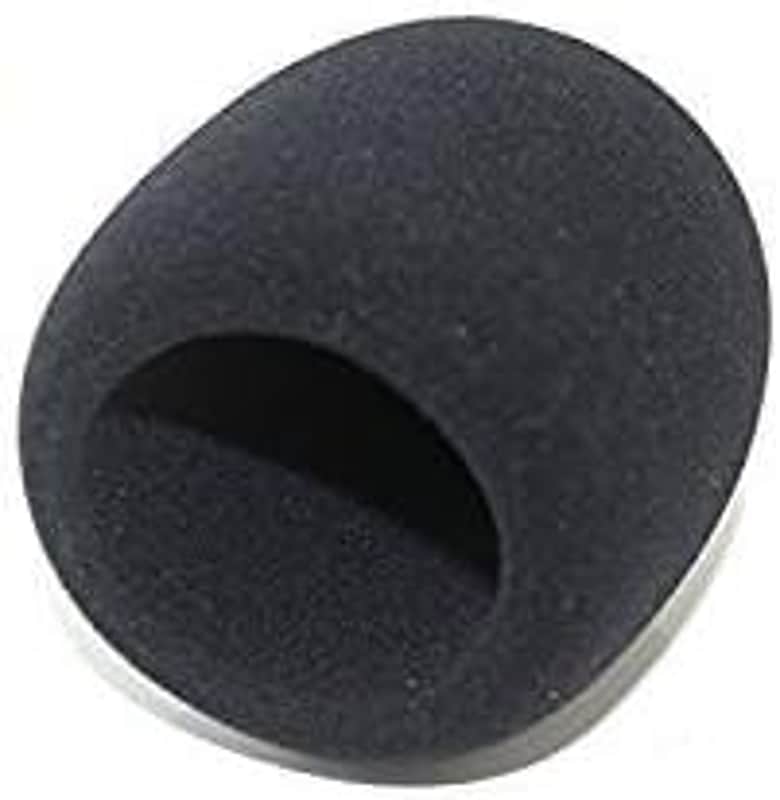 Microphones Such as MXL, Audio Technica and More - Quality Sponge Material to Act as a Pop Filter for Your Mic (Black) image 1