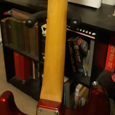 Fender Squier Affinity 'Strat' Stratocaster, 2008 Candy Apple Red with a Maple neck image 5