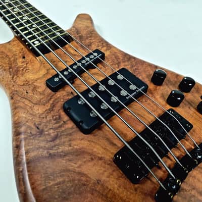 Warwick Masterbuilt P-Nut Signature III 5-string Blackwood Burl - 11.20lbs D 164317-26 image 11