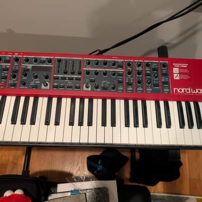 Nord Wave 2 61-Key 48-Voice Polyphonic Synthesizer 2013 - 2022 - Red image 6