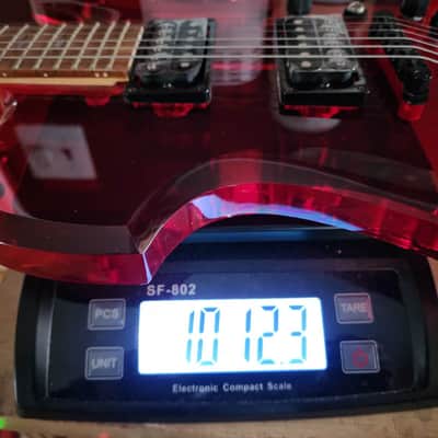 B.C. Rich Mockingbird acrylic lucite 2000s - red image 11