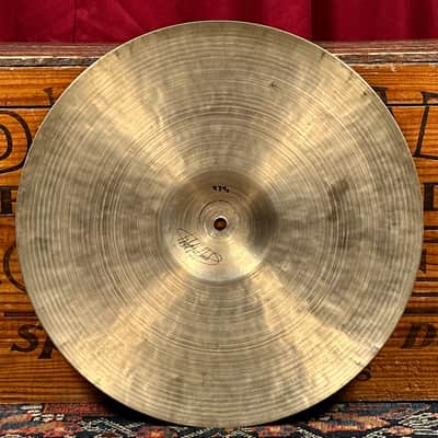 14" K Zildjian Istanbul 1960s-1970s New Stamp Hi-Hat Cymbal Pair 768g/934g *Video Demo* image 10