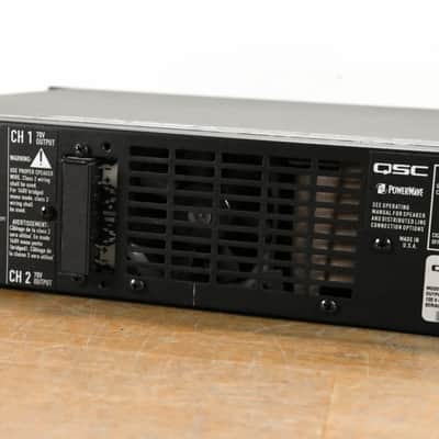 QSC CX1202V 1200W 70V 2-Channel Power Amplifier CG011Z0 image 8
