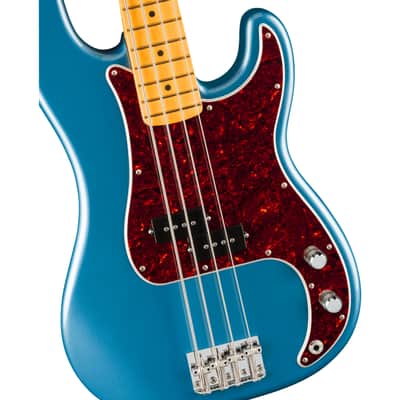 Fender American Professional Classic Precision Bass MN Faded Lake Placid Blue - 4-String Electric Bass image 2