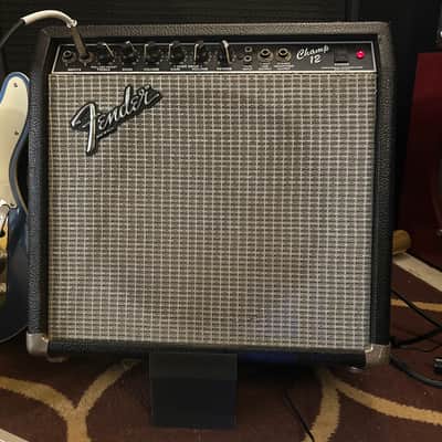 Fender Champ 12 12-Watt 1x12" Guitar Combo 1987 - 1992 - Black image 1