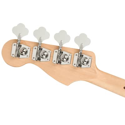 4R Open Bass Guitar Tuning Pegs Chrome - Vintage 1:22 Ratio Machine Heads for Electric Bass Jazz Bass, Replacement Parts for Right Handed 4-String Bass image 6