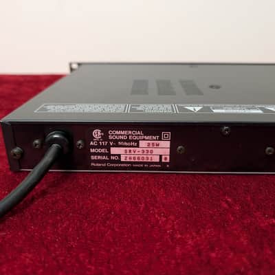 Immagine Roland SRV-330 Dimensional Space Reverb 1993 - 1998 - Black Rackmount Rack Mount Effects Unit - 10