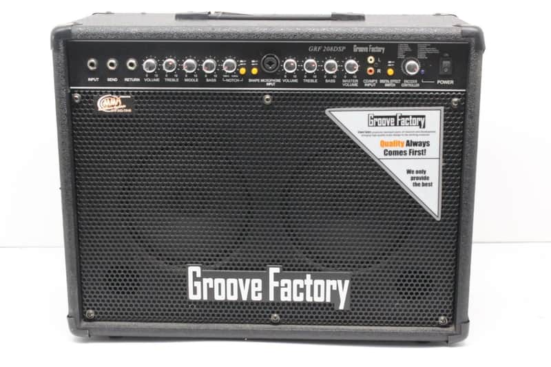 GROOVE FACTORY 208DSP 100-Watts 2x6'' Guitar Amplifier 2020's - Black image 1