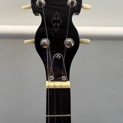 5-string Western Banjo Deluxe with wood pot image 3