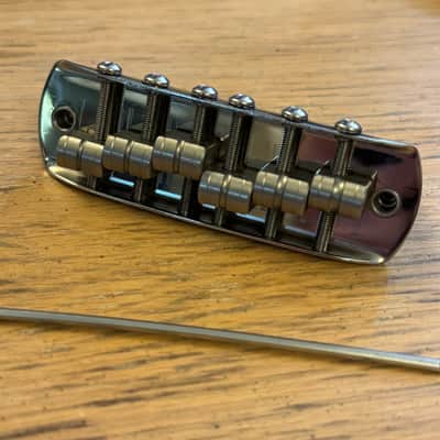 Staytrem V2 Revised Wide Fender Bass VI Bridge 55mm Spacing 9.5" Radius Offset image 6