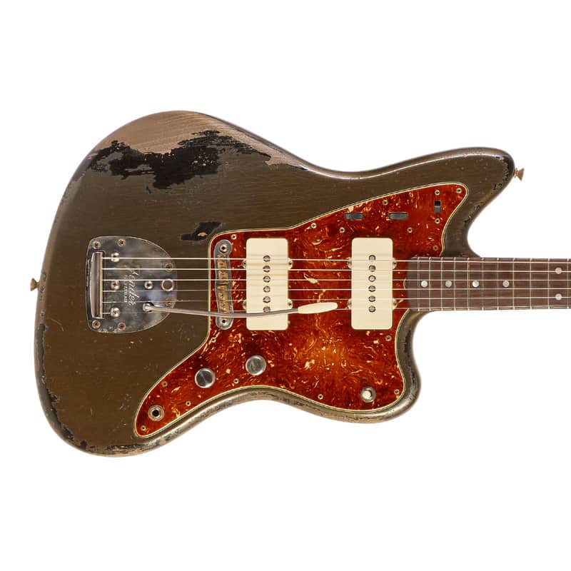 Fender Custom Shop Masterbuilt (Dale Wilson) Custom '59 Jazzmaster Heavy Relic Charcoal Frost Metallic Over Black (One of a Kind) #CZ557907 image 1