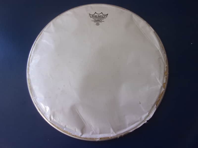 Remo Falams II Weaterking Snare Side Drum Head 14" white w/ 1/4" tear outer skin Drum Line / Corps image 1