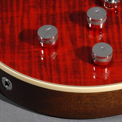 Gretsch G6228FM Players Edition Jet BT V-Stoptail Crimson Stain image 11