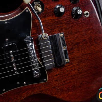 Gibson SG Special Harry Landis Vibrola 1969 (68 Specs) Cherry red -VIDEO- image 4