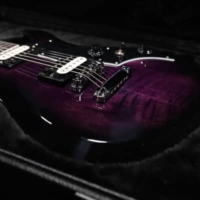 Gibson Victory Figured Top Electric Guitar - Dark Purple Burst 028 image 14