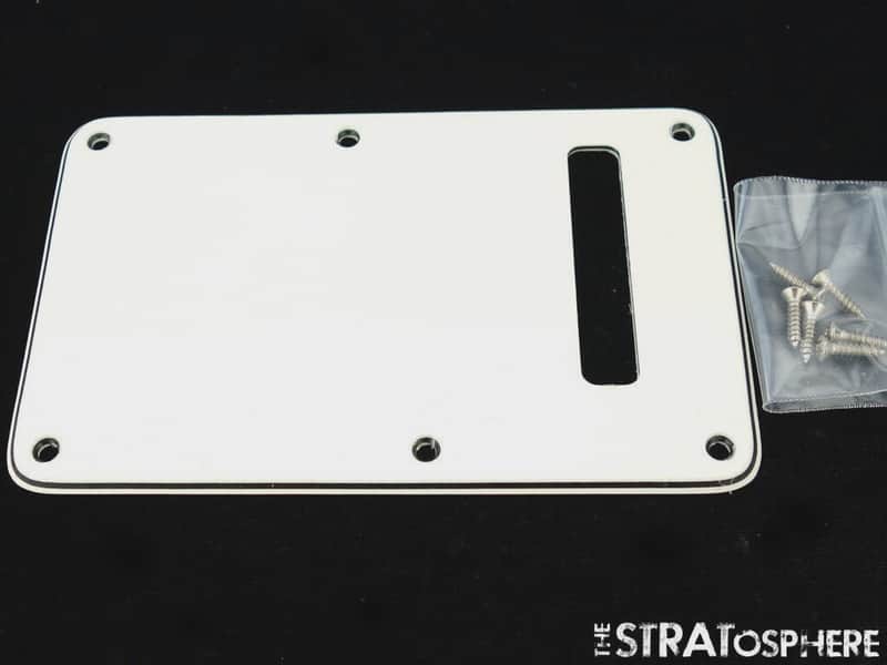Fender Player II Stratocaster Series TREMOLO COVER Strat Cover Upgrade Parchment image 1