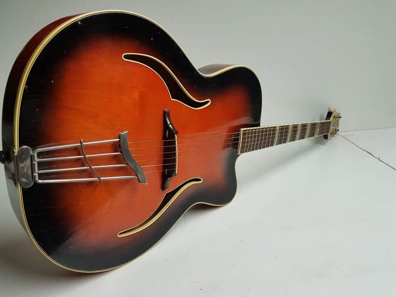 60's SUNBURST JAZZ GUITAR made in GERMANY image 1