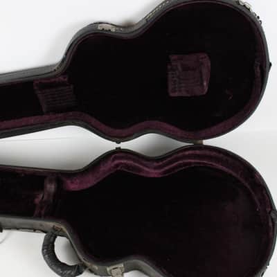 1973 Vintage Gibson L6-S/Marauder/S-1 Original Hard-shell Case Burgundy plush Interior 1970s USA image 7
